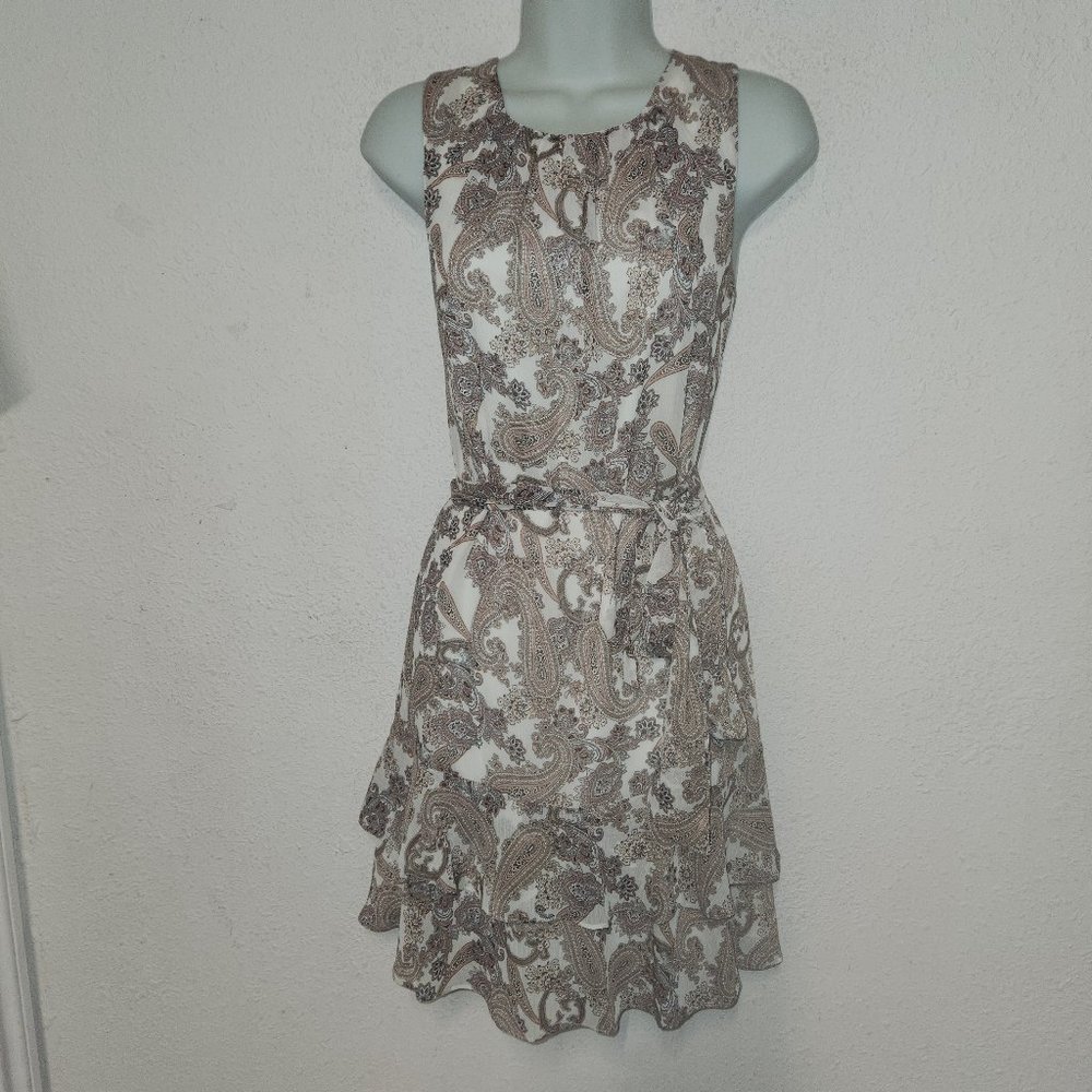 Express ** stylish ruffled, sleeveless dress in size Medium